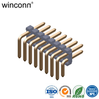 Right Angle DIP Automotive Signal Wire-to-Board Pin Header connector