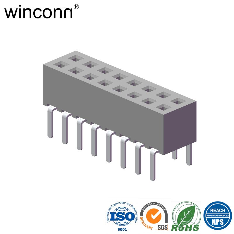 Phosphor Bronze Easy actuation 0.079"(2.00mm) pitch Female Header socket