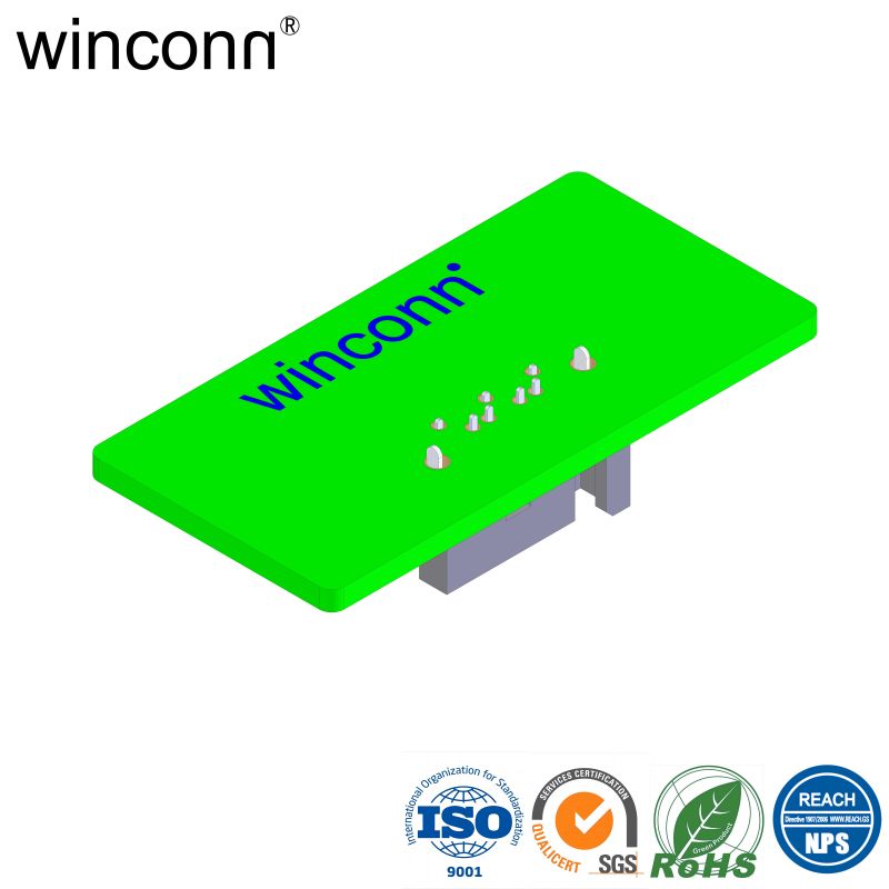 7P B Type Plug Straight DIP SATA connector