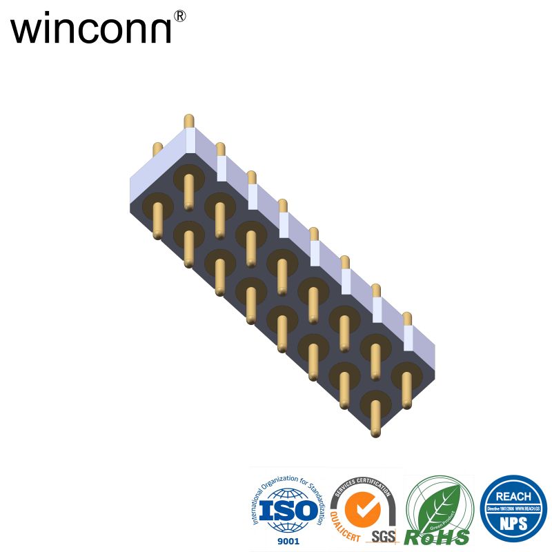 IC Socket Male connector Double Row Straight DIP Type