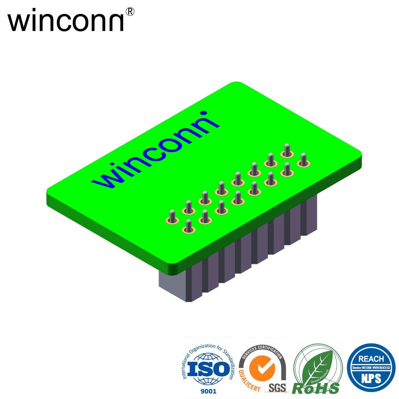 Female IC Socket 2.54mm Straight DIP Type