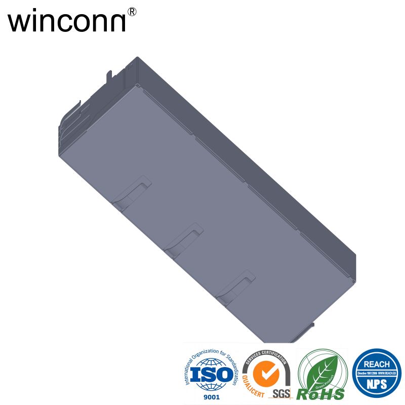 1*4Port Right Angle DIP RJ45 connector