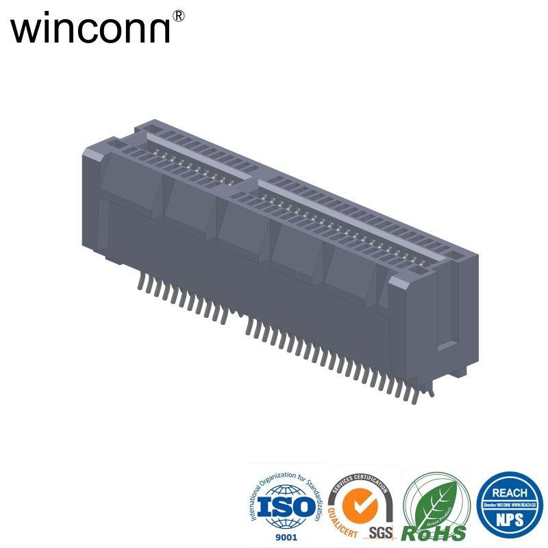 Edge Card Sockets Mounting Peg PCIE Connector