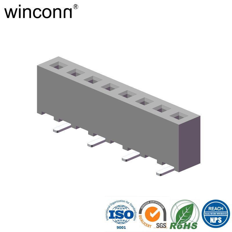 Horizontal SMT SMD Board to Cable Female Header connector