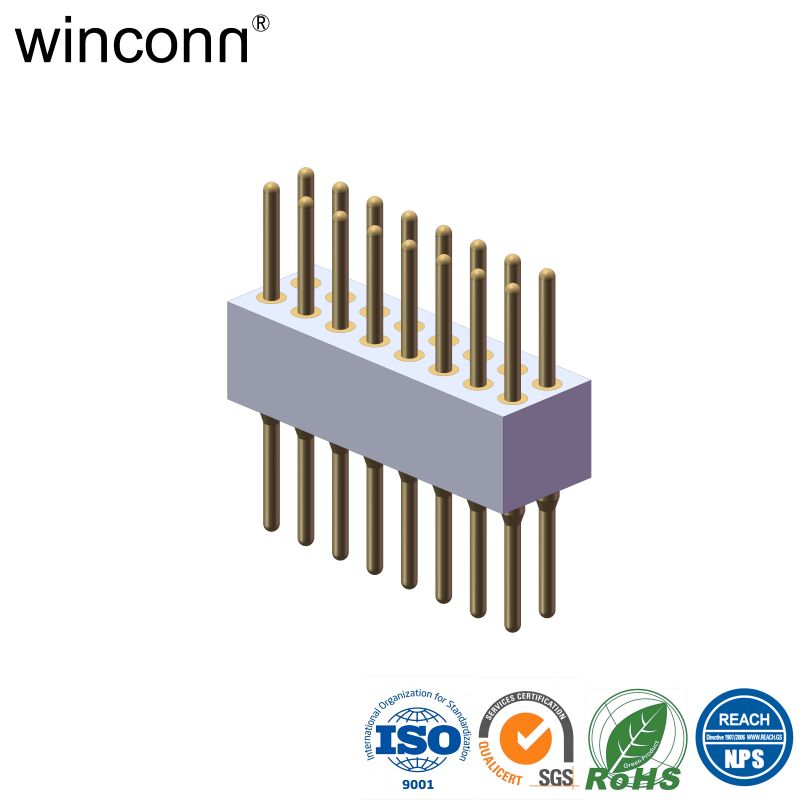 ic test socket double row straight DIP 14 pin dip ic socket female header connector