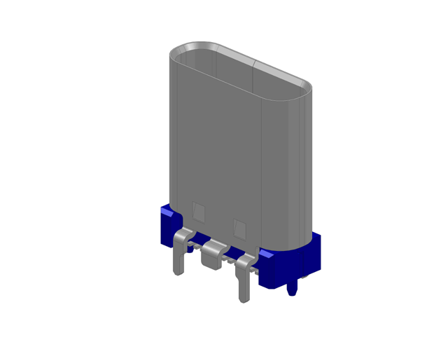 Low Frequency Stainless Steel 0.078"(2.00mm) USB 3.1 connector