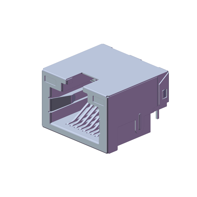 Sinker Type Right Angle DIP with LED RJ45 connector
