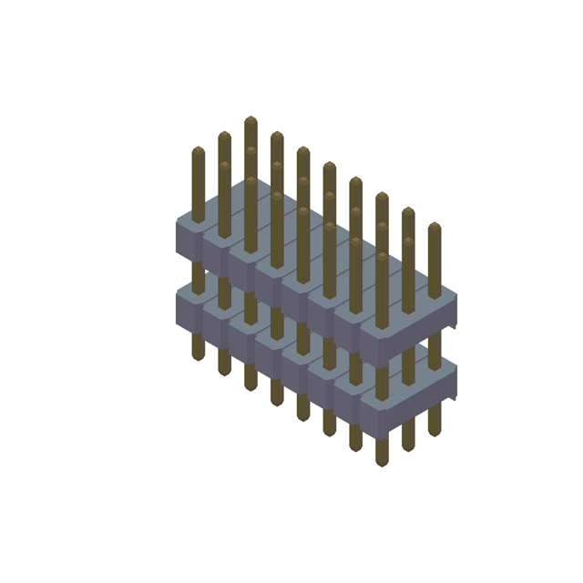 Square Pin Header Press Fit Pin Header Terminal from China manufacturer