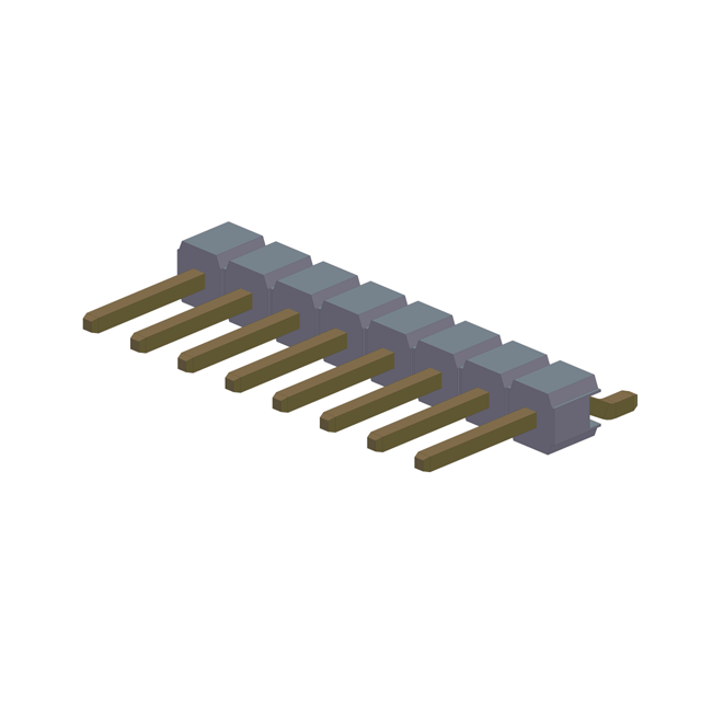 Gold Plated Straight SMT Pin Header Terminal