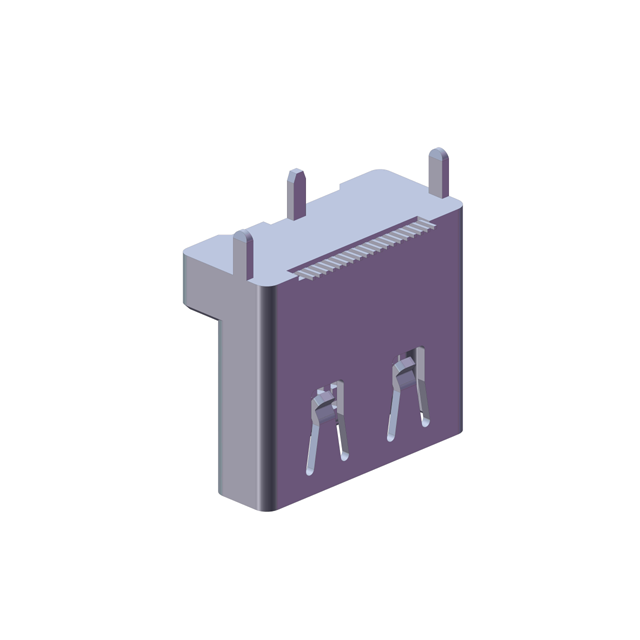 Vertical SMT Video games HDMI socket